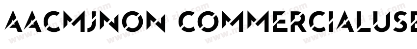 AaCMJNon CommercialUse字体转换